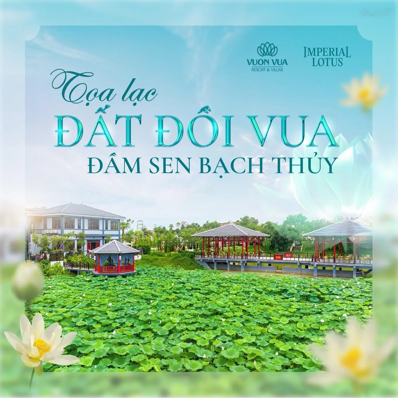 Duy nhất 6căn biệt thự đảo khoáng nóng Onsen Villas vườn vua Resort Imperial Lotus giá chỉ từ 6.3tỷ