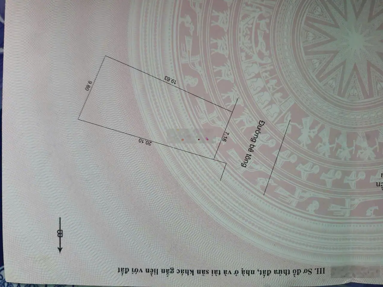 167m2 có 130m2 đất ở đường nhựa 7m gần trường ông ích khiêm, gần trung tâm huyện.