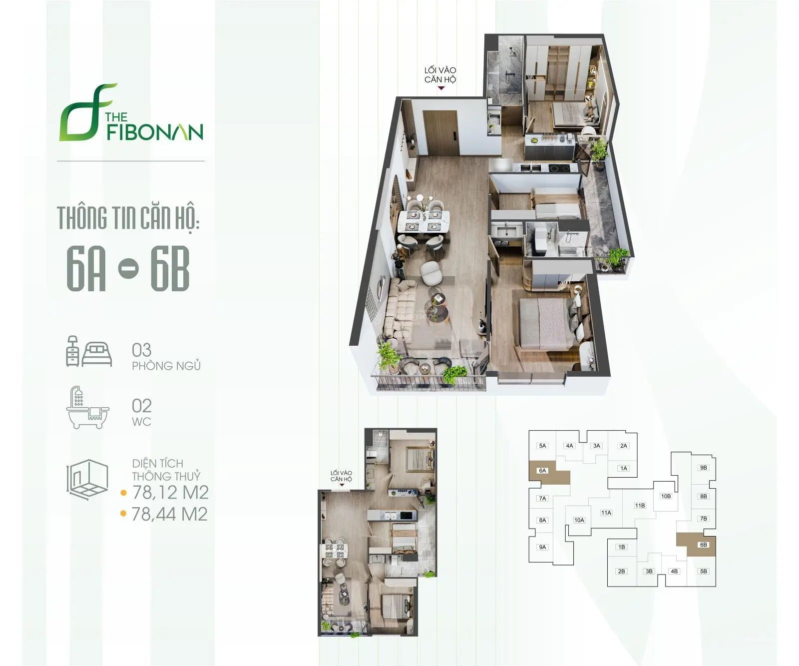 Bán căn hộ 3PN diện tích 78,75m2 ở trong Ecopark giá 4,4 tỷ. LH 0902 174 ***