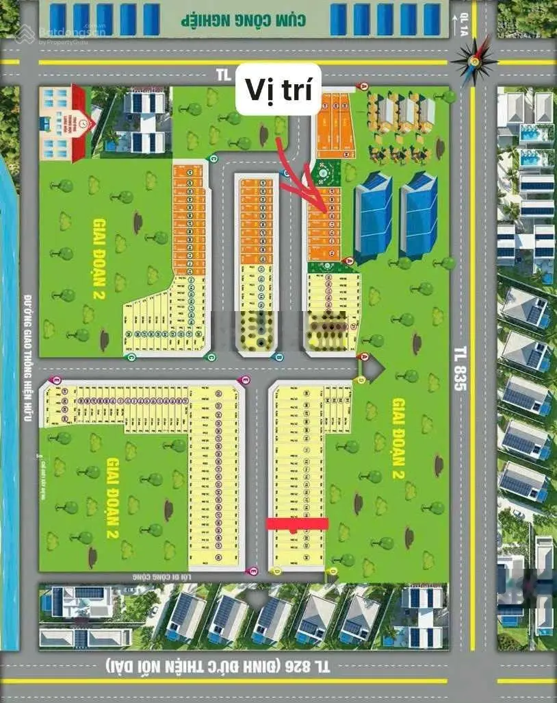 Rất gấp vì quá hạn ngân hàng đến ngày đáo hạn nên bán lỗ 2 lô đất ở Long An giá 860tr