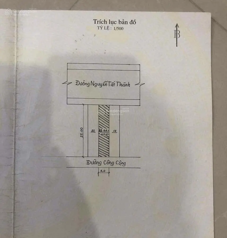 Bán 5 lô liền kề đường nguyễn tất thành, gần tôn thất đạm