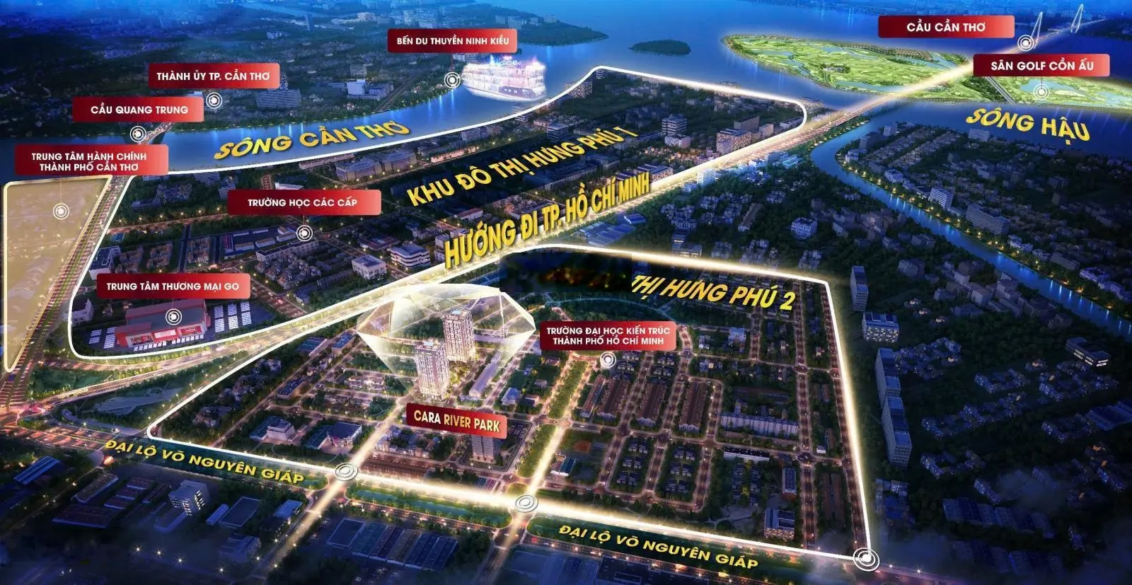 Bán gấp Cara River Park 2PN, giá chỉ 1 tỷ 900tr