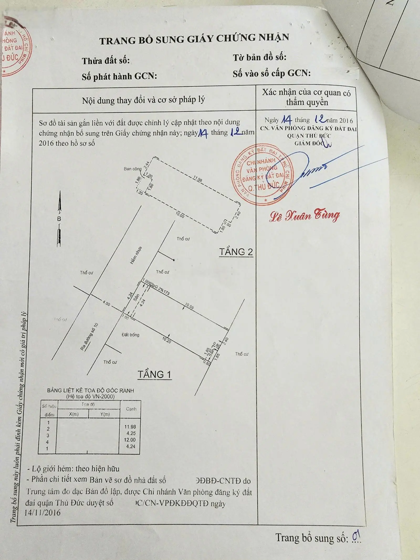 Bán nhà 2 tầng hẻm ô tô đường Quốc lộ 13, Hiệp Bình Phước, TP Thủ Đức