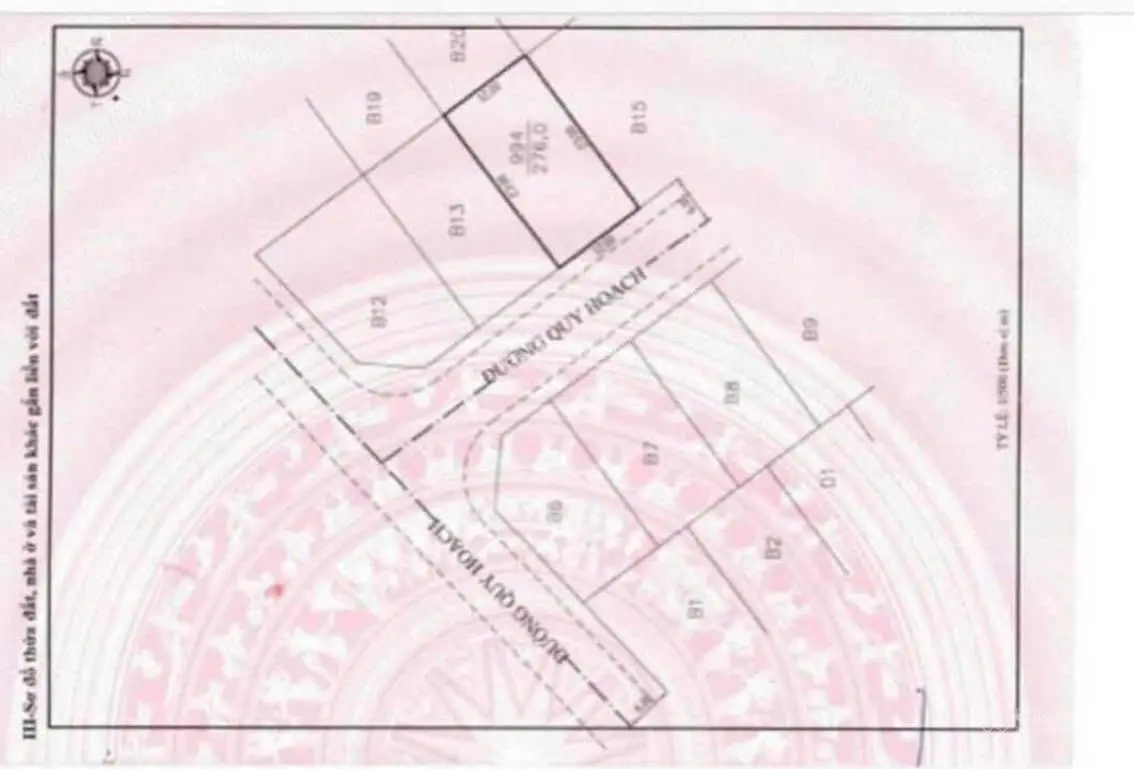 Bán đất Kqh Liên Hiệp Thể Thao Phường 7, Đà Lạt 276m2, giá 16.5 tỷ