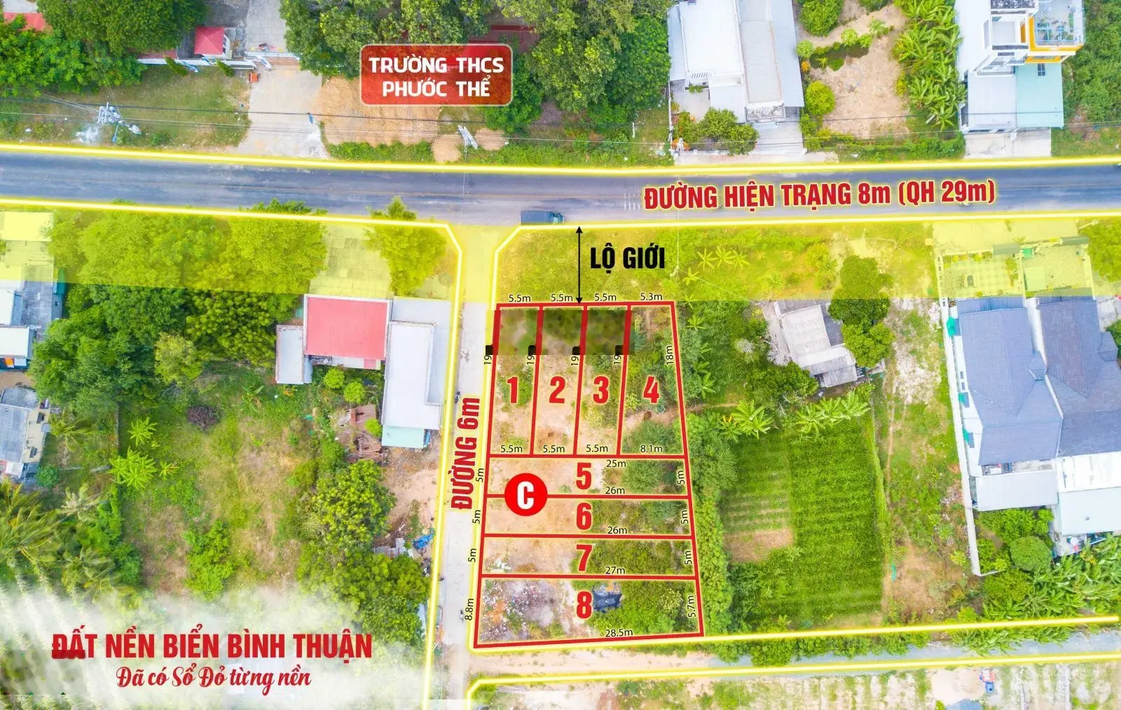 Bán đất mặt tiền đường 21m, cách biển 500m Tuy Phong, Bình Thuận. Cách QL1A 700m