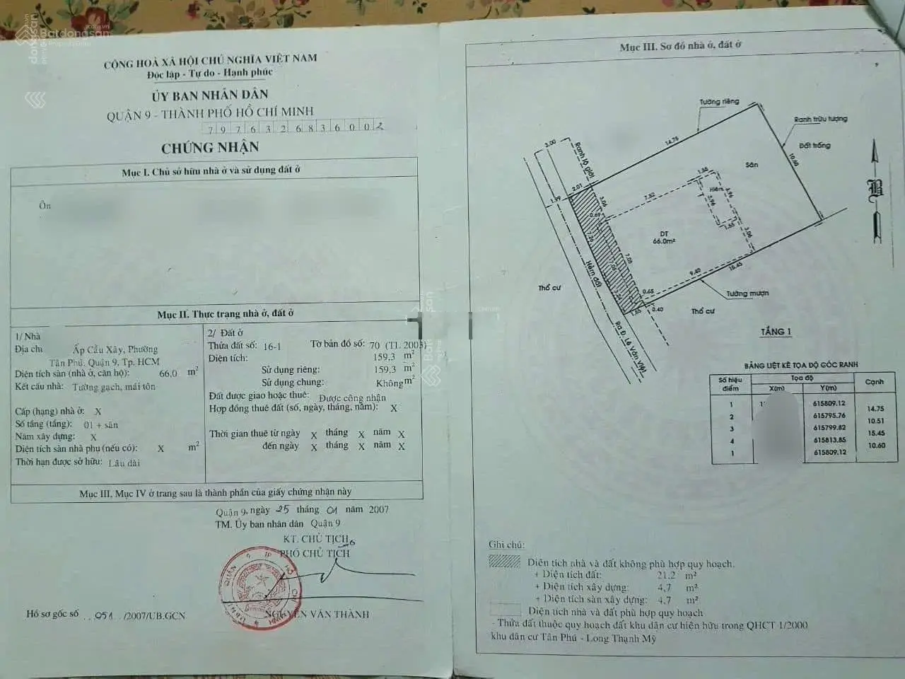 Bán đất tặng 2 dãy trọ có 10 phòng đường 671 Lê Văn Việt Quận 9, giá rẻ bán nhanh