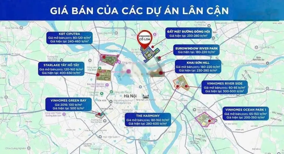 Bán đất sổ đỏ đường 27m rộng thênh thang KĐT Phù Khê, Từ Sơn cách Vin Cổ Loa 8km. Lh 0973 681 ***