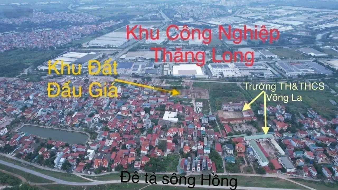 Bán đất đấu giá X2 Sáp Mai - đường kết nối cầu Thăng Long và cầu Thượng Cát