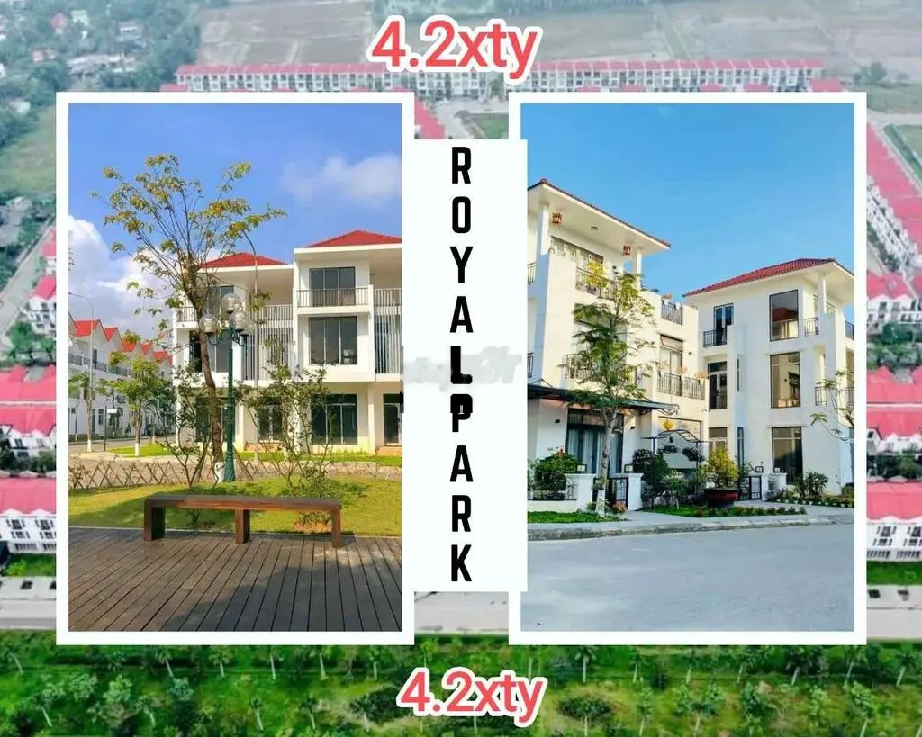 Nhà 3 tầng ngang 7m Royal Park Huế