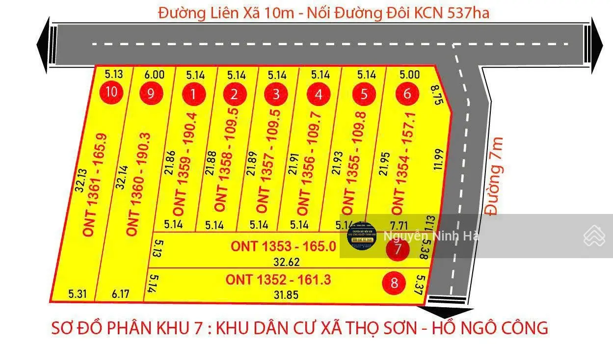 Bán đất thổ cư sẵn sổ, bao mọi chi phí chuyển nhượng, vị trí đẹp diện tích trên 160m2