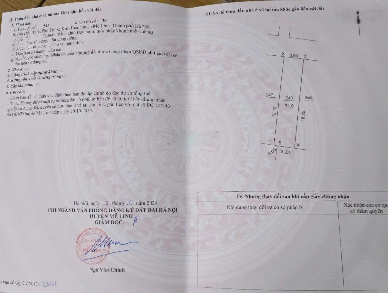 Bán đất gần đường vành đai 4, giá thỏa thuận, diện tích 71 m2, uy tín - chất lượng chính chủ