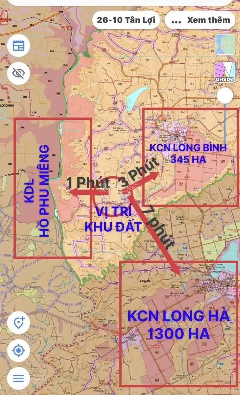 Bể nợ đất ngay KCN kế bên trường học giá từ 190 triệu dân đông kinh doanh buôn bán liền