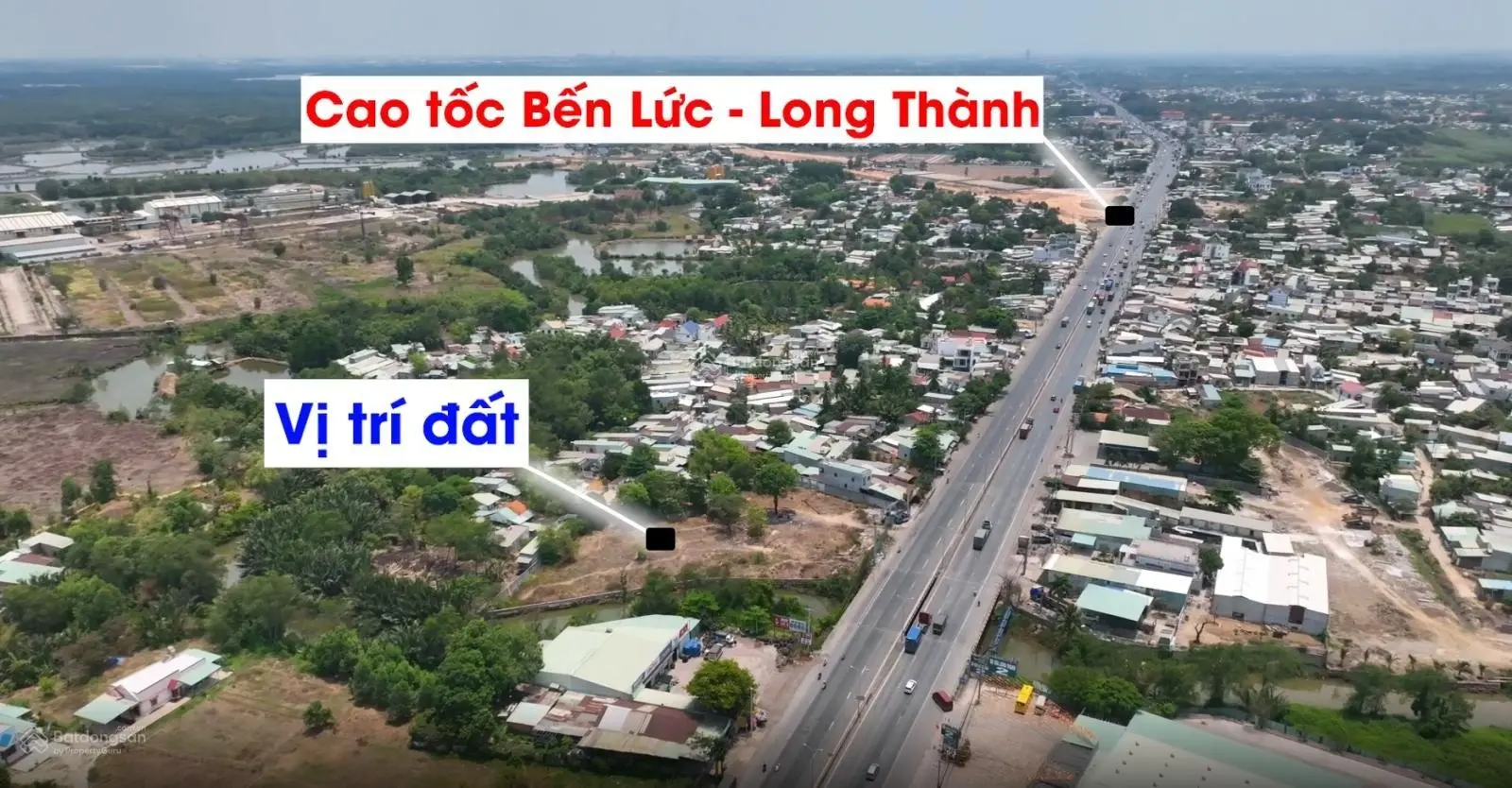 Bán đất MT Quốc lộ 51 | 5.075m2 (300m2 TC) | cách nút giao CT Bến Lức - Long Thành chỉ 600m