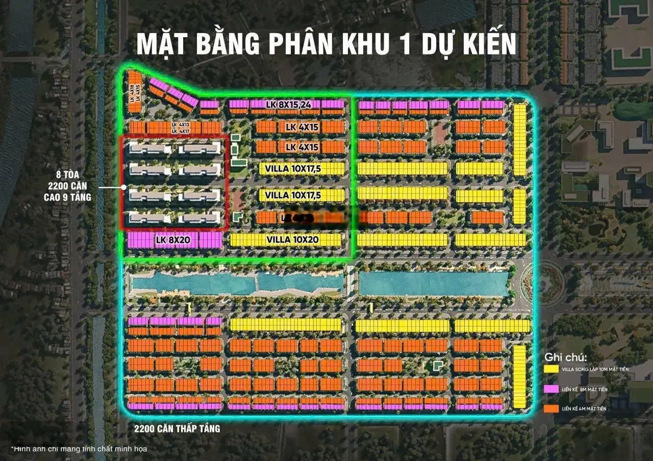 Nhà liền kề 4 tầng, 60m2, MT 4m, siêu dự án 400ha thành phố Phủ Lý, Hà Nam, Giá đầu tư sinh lời tốt