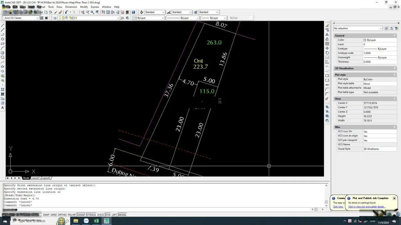 Bán đất tại nguyễn thị thạo, 378m2, giá 2,5 tỷ, phúc hiệp, củ chi, hcm