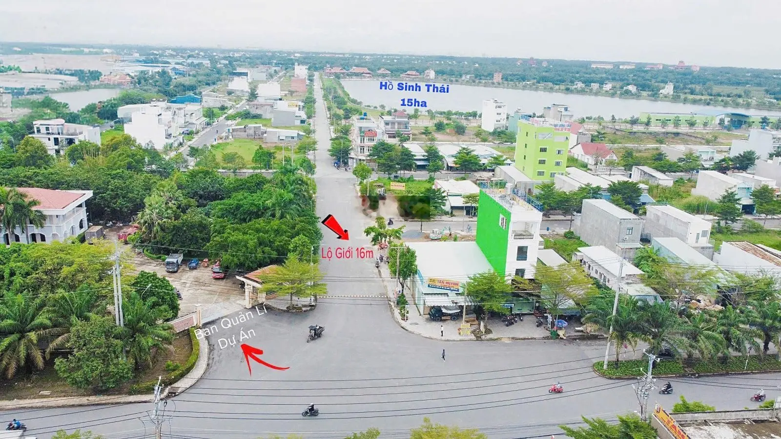 Khu dân cư an ninh 105m2 view hồ thoáng mát cực kì lợi thế