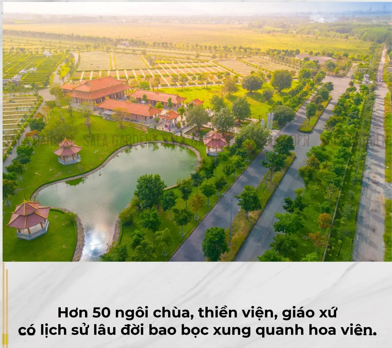 Bán đất nghĩa trang đẹp tại Sala Garden, giá 1,33 tỷ VND, diện tích 48 m2