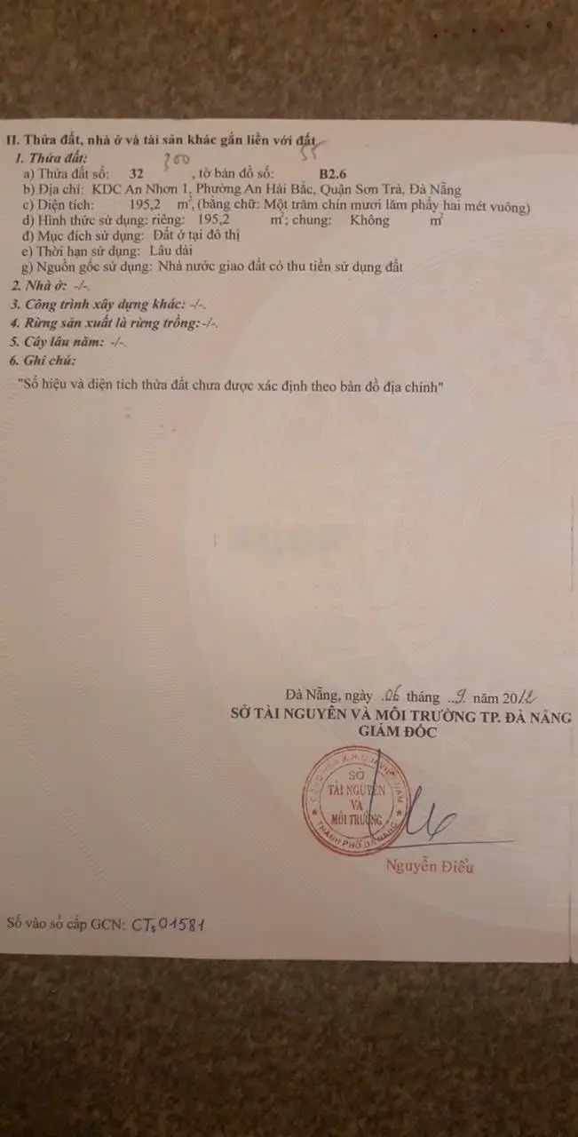 Chủ cần bán nhanh căn góc đường Dương Đình Nghệ - Phan Bôi, Đà Nẵng. 196m2 - Ngang 11m. Đường 7,5m