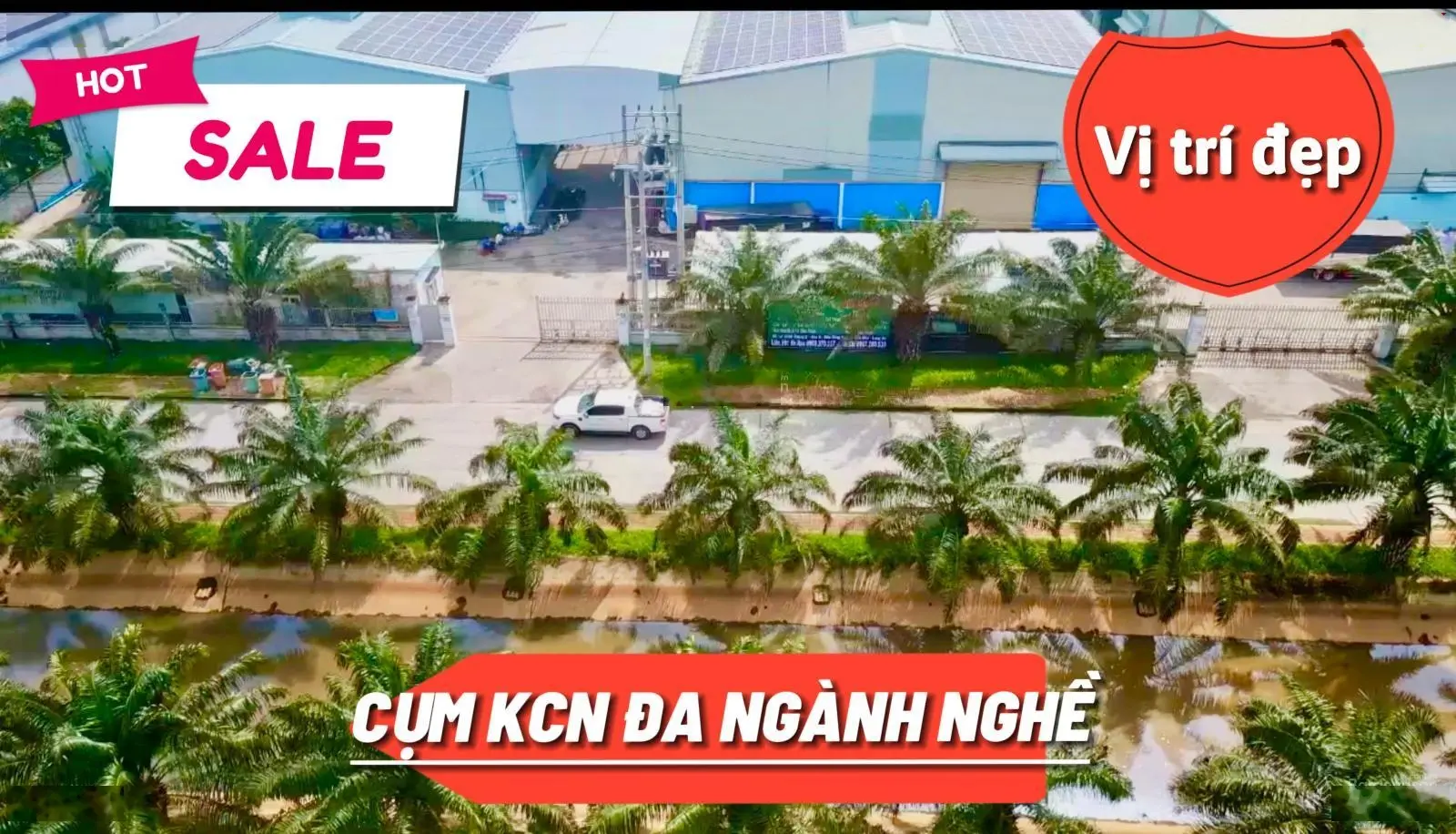 Bán kho xưởng lô góc mặt tiền đường tỉnh lộ 823b diện tích 2201m trong khu công nghiệp thái hoà