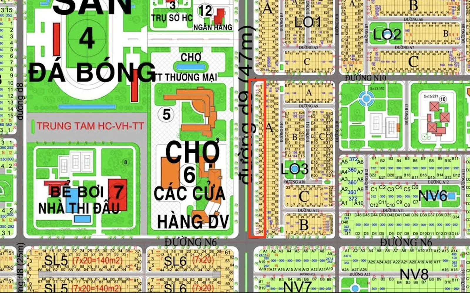 Bán đất nền mặt tiền Huỳnh Thúc Kháng, dự án HUD Nhơn Trạch, Đồng Nai