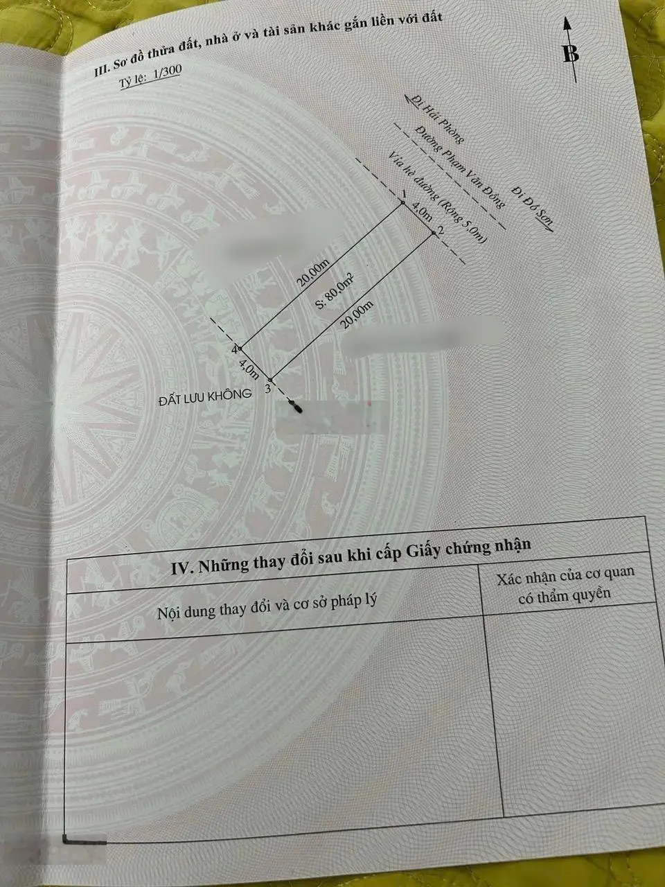 Chính chủ gửi bán lô mặt đường 353 Phạm Văn Đồng, Minh Đức, Đồ Sơn, Hải Phòng cách chợ Quý Kim 200m