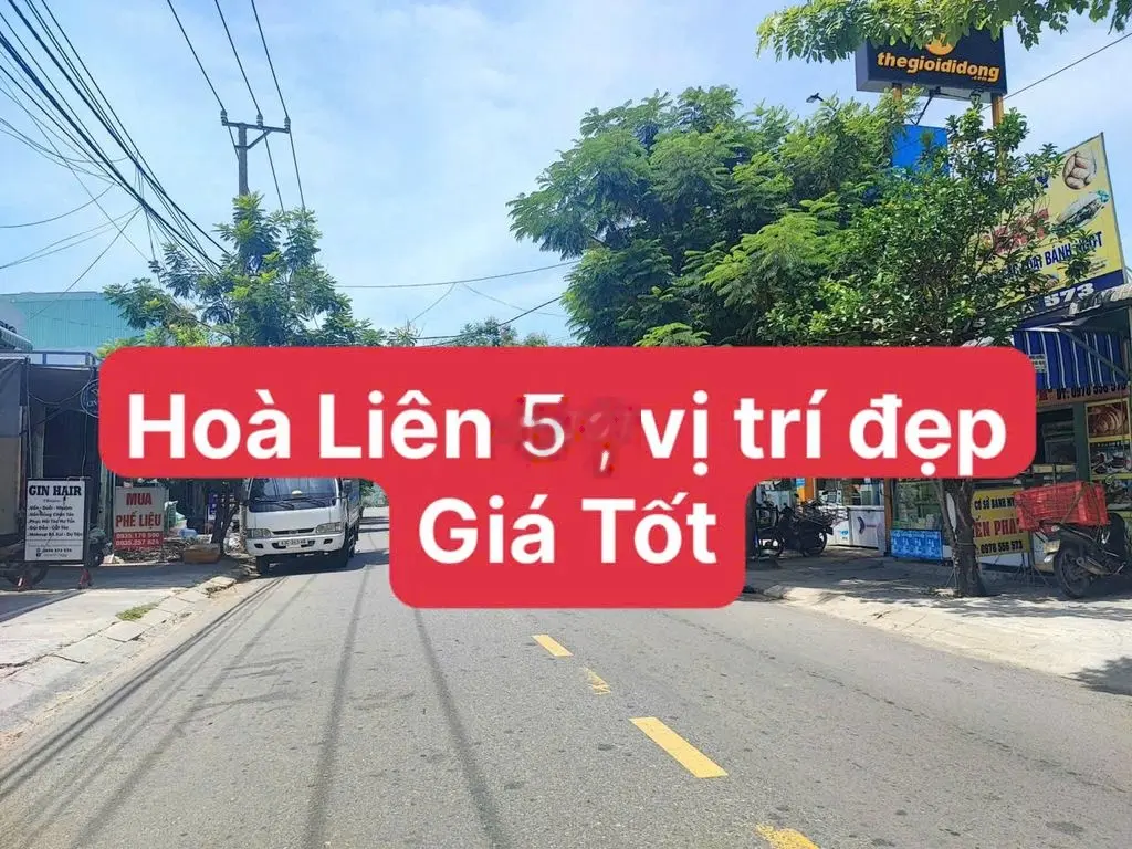 Hoà Liên 5, giá 1 tỷ 830 vị trí siêu đẹp gần Nguyễn Tất Thành, Hoà Sơn