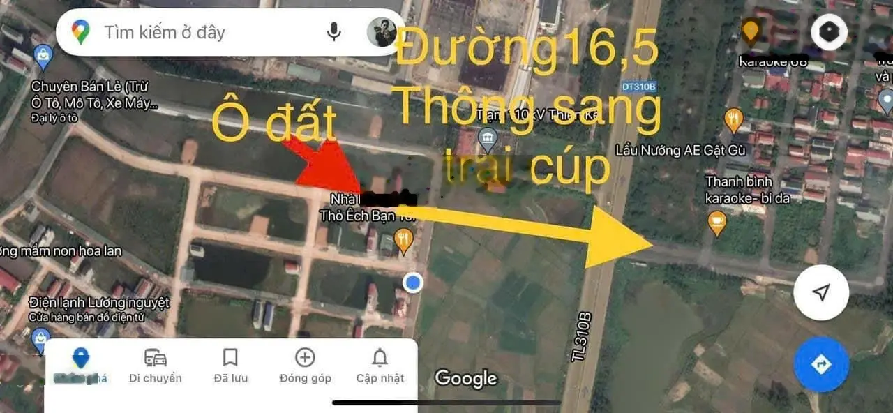 Bán đất dịch vụ Tân Ngọc - Bá Hiến - Bình Xuyên diện tích 100m2 đường 16,5m view công viên