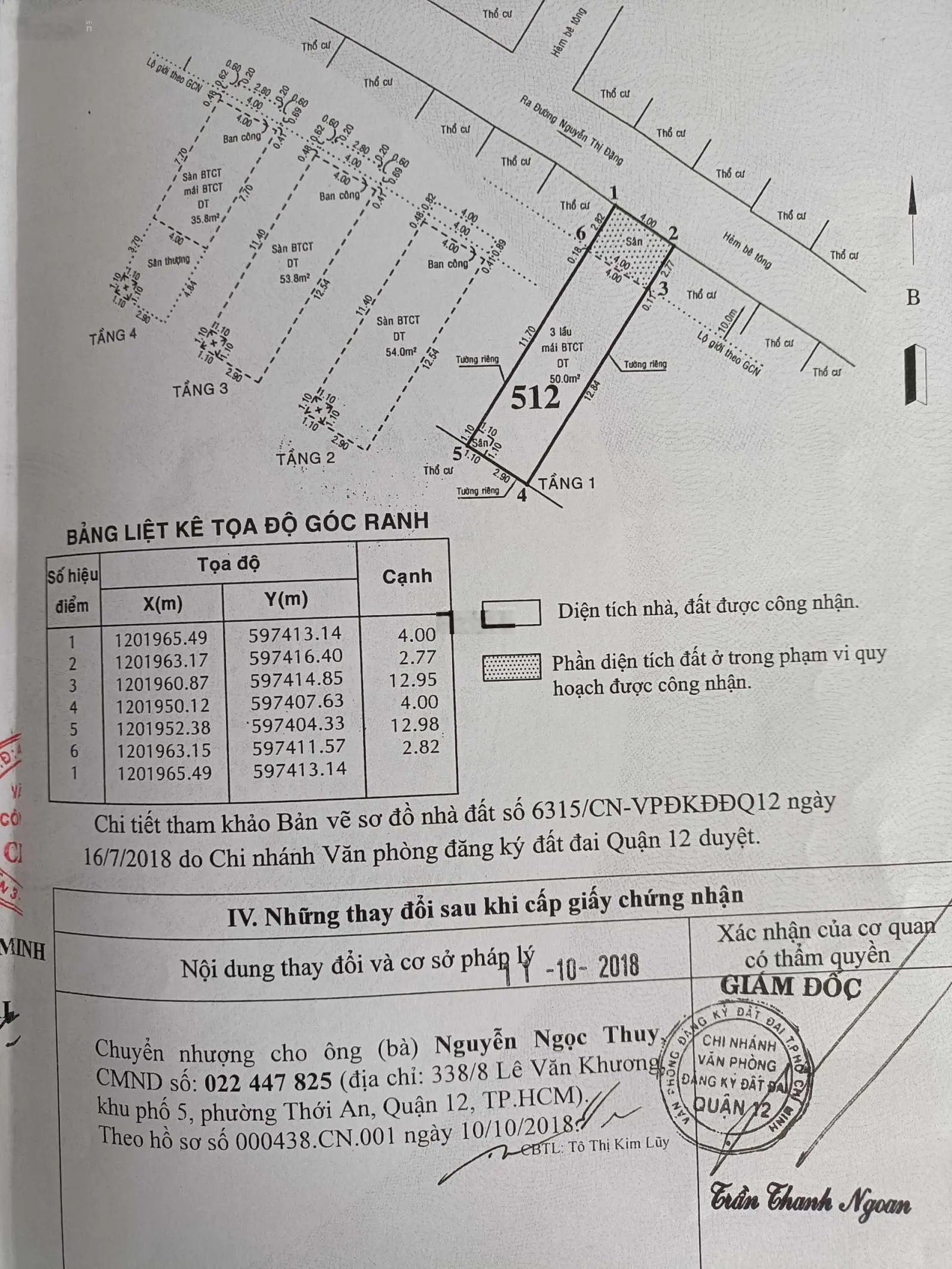 Bán nhà đẹp 4*19m đúc 1 lửng 3 lầu đường Trần Thị Hè, Hiệp Thành Q12. SHR. Giá 6,2tỷ. ĐT 0902405086