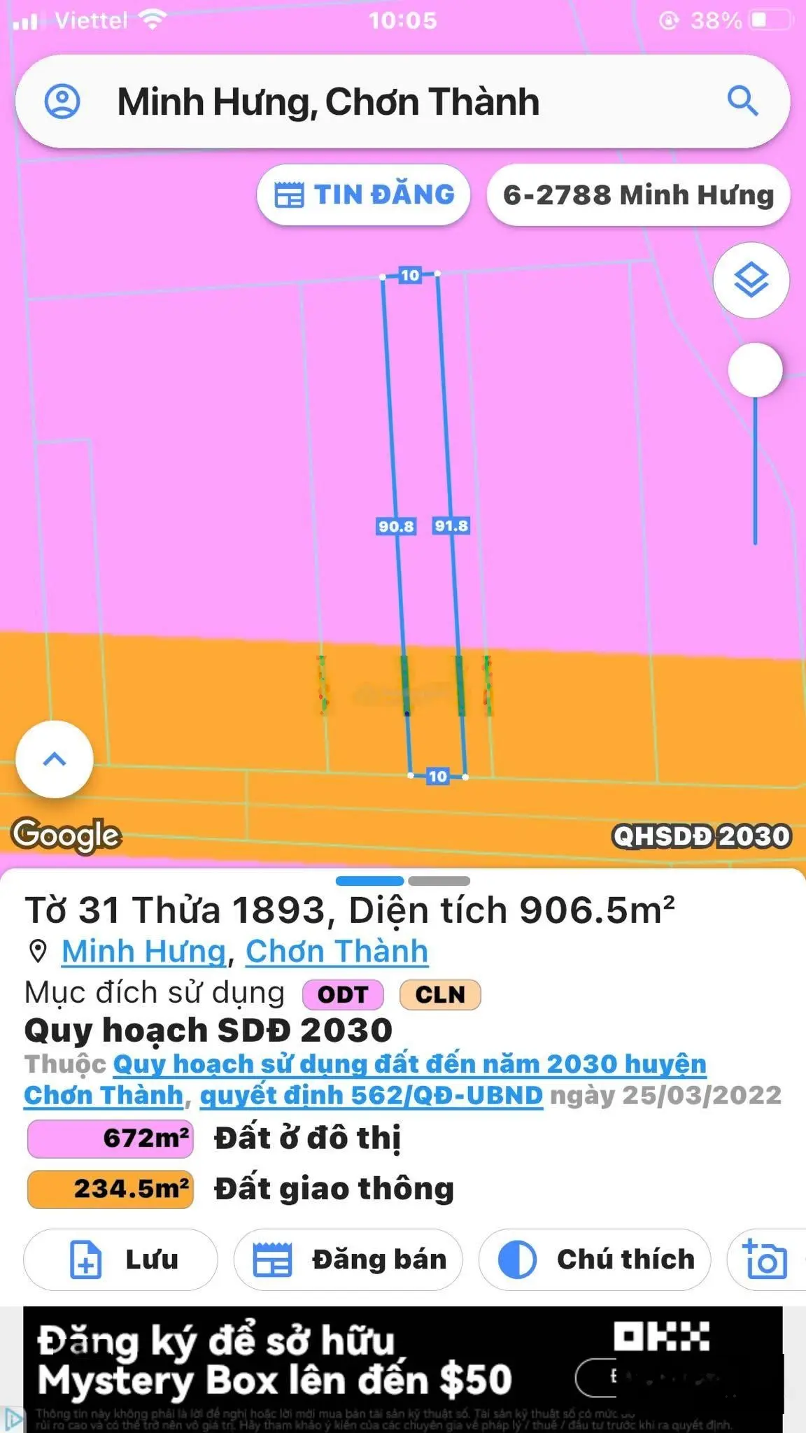 Đất dân mặt nhựa Cao Bá Quát Bình Phước cách QL13 chỉ 90m