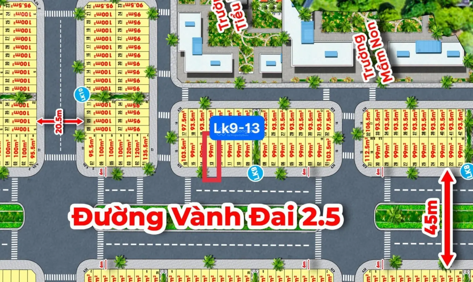 Bán đất nền dự án tại đường đôi 45m, thị trấn Rừng Thông, Đông Sơn, 1,883 tỷ VND