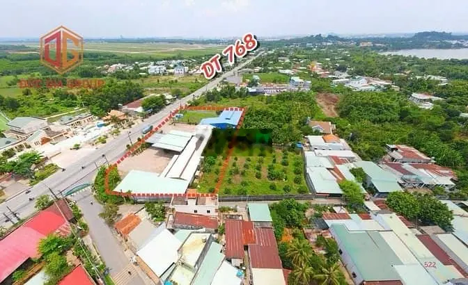 Bán cây xăng 70 tỷ 4300m2 đất SKC mặt tiền 768 4 trụ bơm và sạc điện