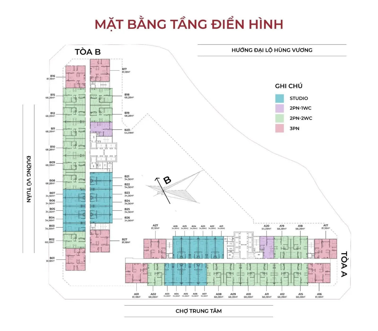 Quỹ căn 1 ngủ 35m2 dự án Vic Grand Square siêu đẹp, vốn ban đầu 150tr, NH cho vay LS 0%, CK 14%