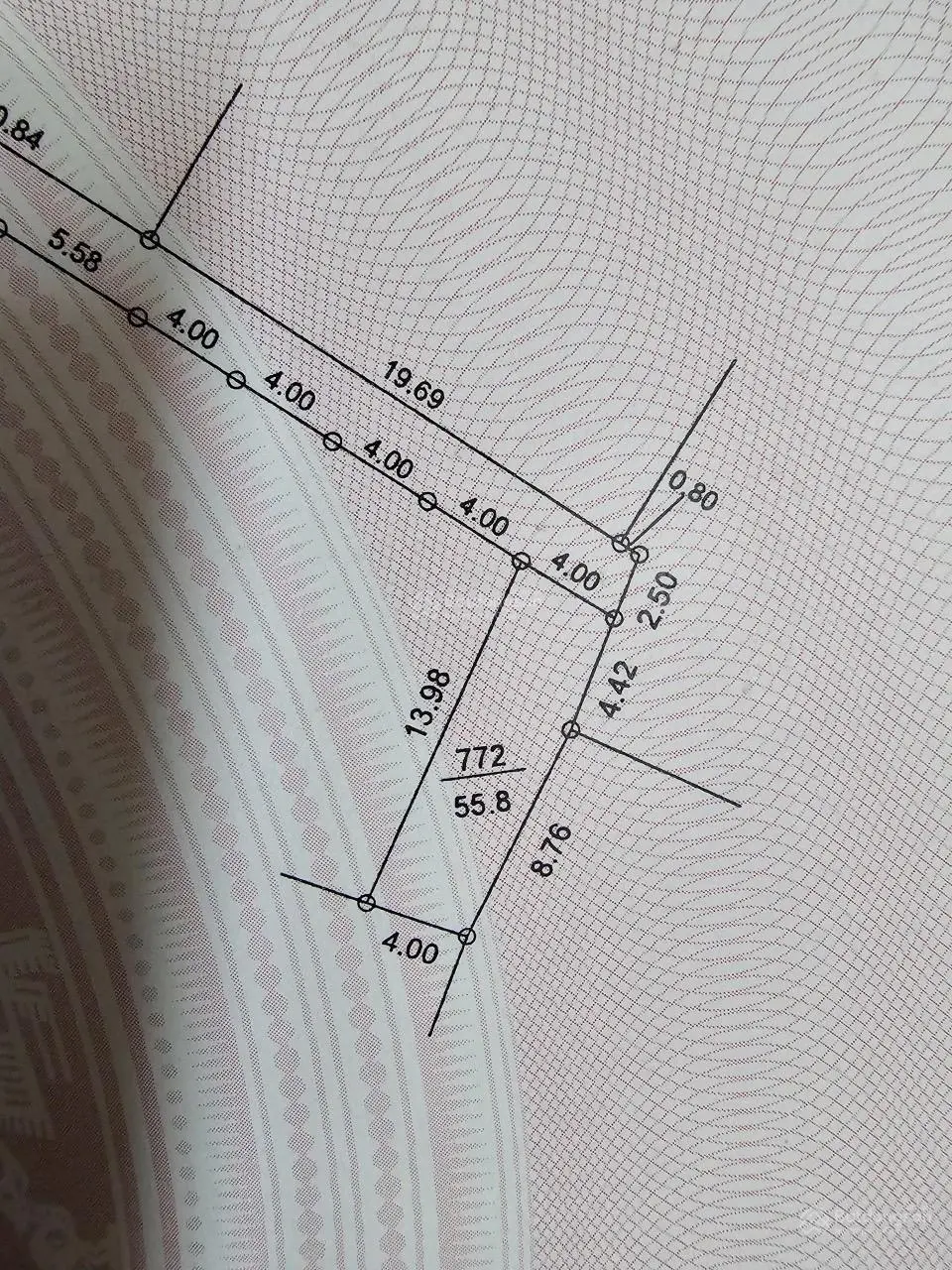 Bán lô đất DT: 55.8m2 full TC. Giá hơn 600tr