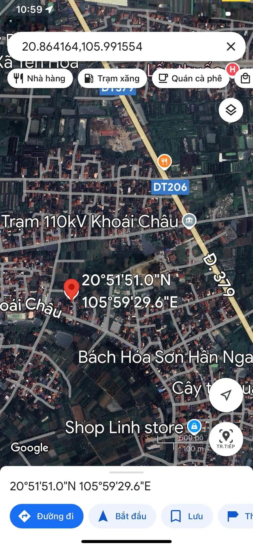 Bán đất Tân Dân Khoái Châu 452m2, giá 10tr/m2