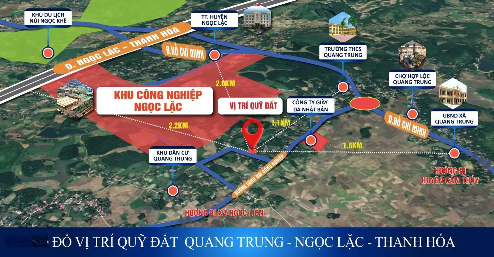 Cần bán đất giá chỉ 230 triệu tại xã Quang Trung, Thanh Hóa, gần đường liên huyện, KCN, nhà máy may