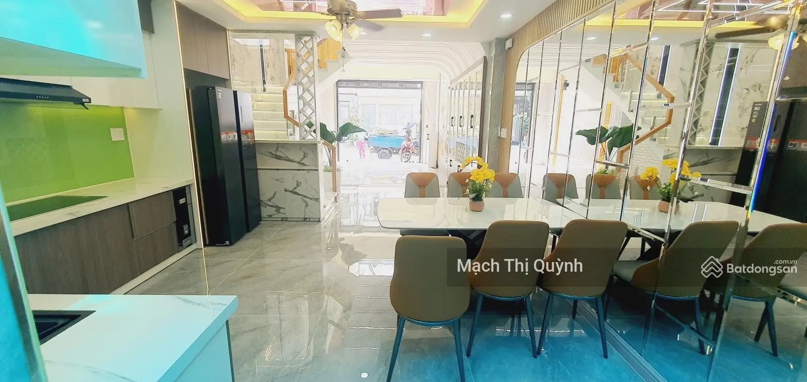 Khu dân cư vip Thới An Q12. 4.5 dài 14m. Trệt lửng 3 lầu. Tặng full nội thất giá 7.1ty TL