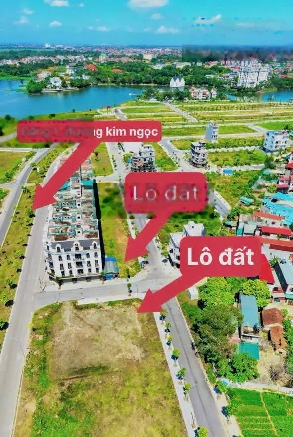 Bán 2 lô góc tại dự án Bắc Đầm Vạc River Bay-Tp Vĩnh Yên