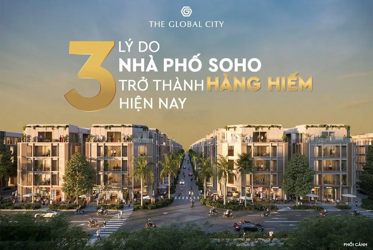 Sở hữu nhà phố đẳng cấp tại khu SOHO - The Global City