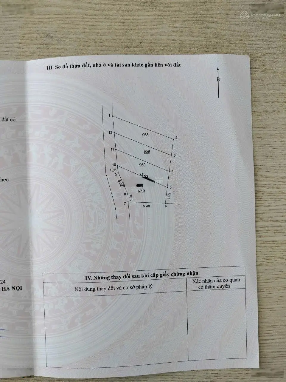 Bán đất Sinh quả bình minh 67,3m oto vào tận đất giá chỉ 46tr/m2. Lh 0989 643 ***