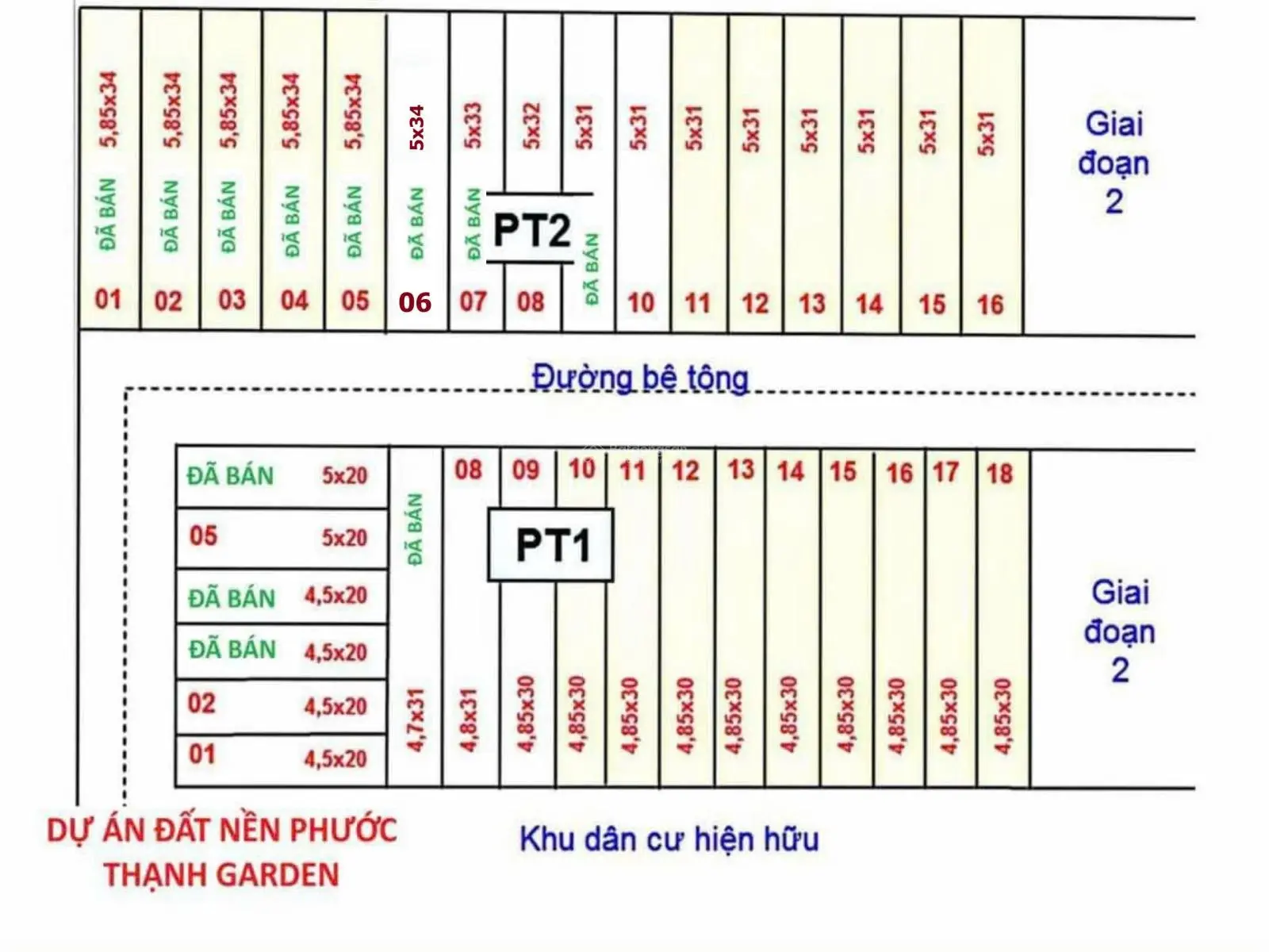 Đất nền đẹp, diện tích lớn, thổ cư, đường ô tô ở Phước Thạnh, TP Mỹ Tho