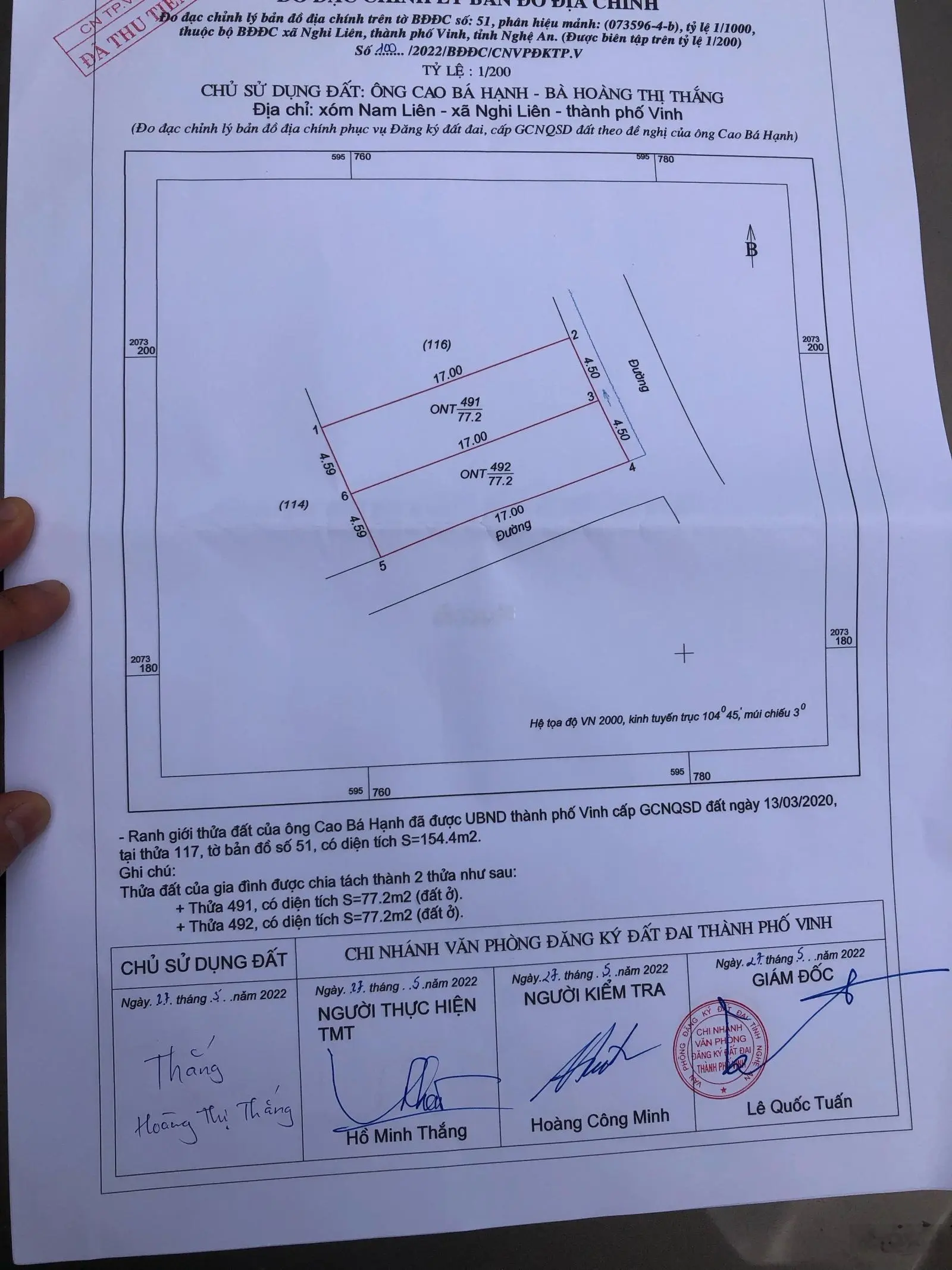 Chính chủ bán đất cạnh sân bay Vinh. Giá chỉ 1,2 tỷ. 0963 888 ***