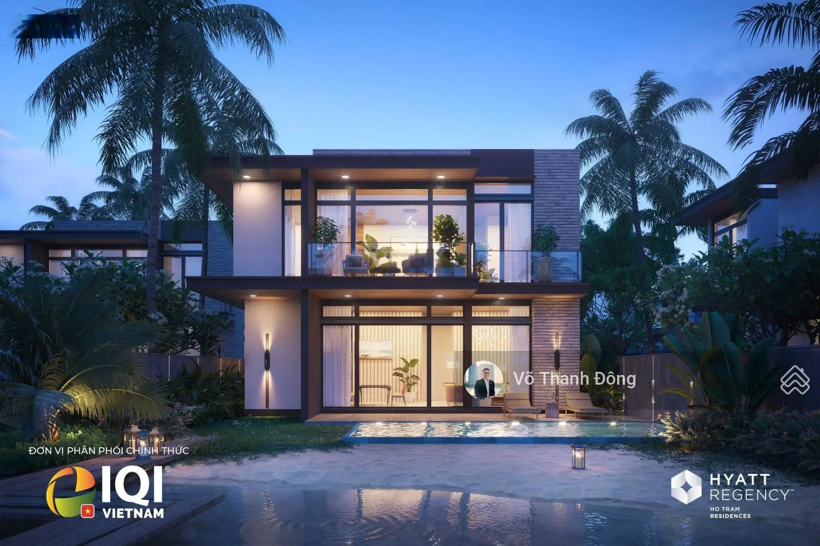 Bán villa 3PN góc 500m2 Hyatt Hồ Tràm, giá tốt nhất chỉ 33 tỷ, hỗ trợ vay ân hạn gốc lãi