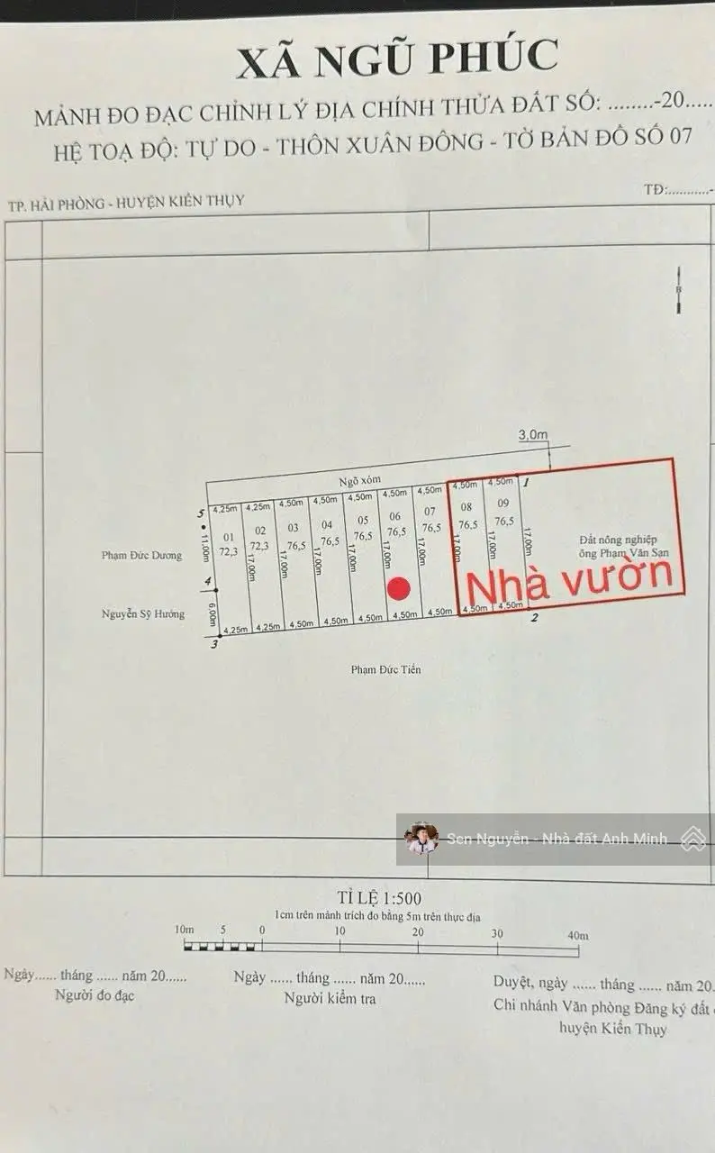 Nhà vườn tại chân đê sông Ngũ Phúc - Kiến Thụy