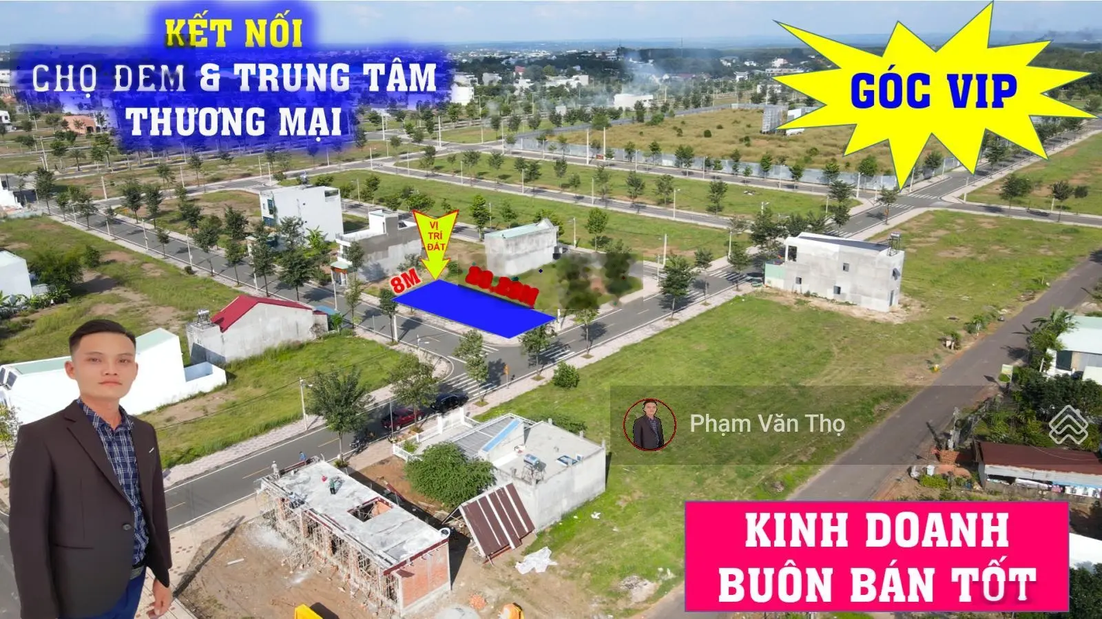 Bán Gấp Lô Góc Kinh Doanh 8x20,29m. KĐT Cát Tường Phú Hưng