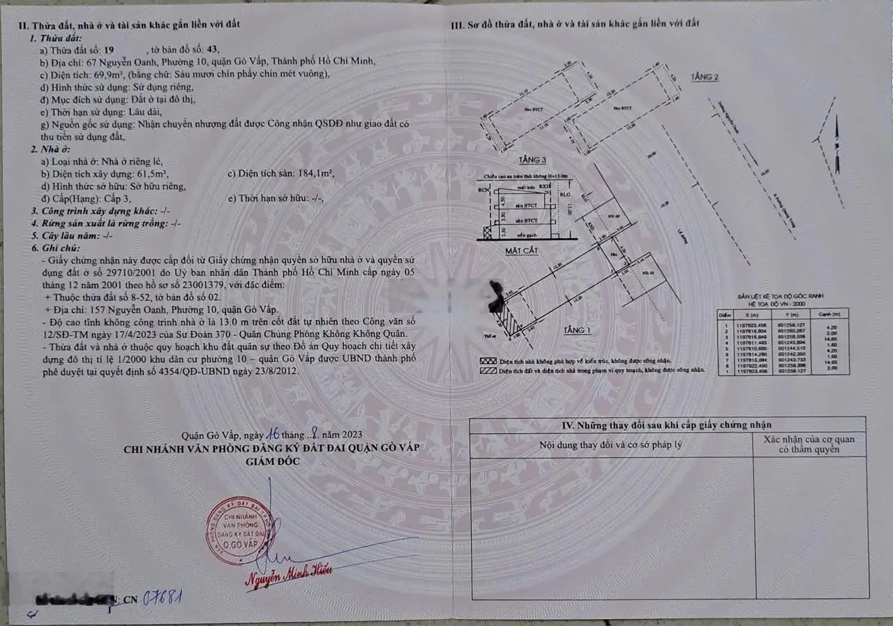 Bán biệt thự khu compound siêu sang Huỳnh Văn Bánh, PN, DT 8 x 23m CN 180m2, 4T + TM, giá