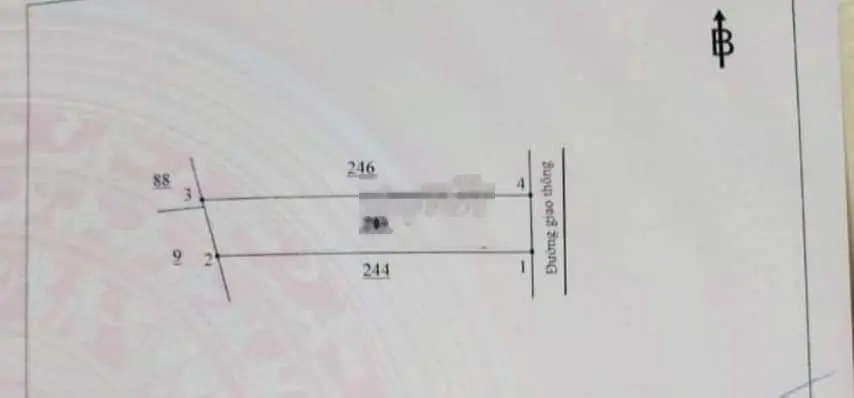 Bán đất đường Lê A .sổ hồng riêng 5'15×27 xây tự do . Như hình.