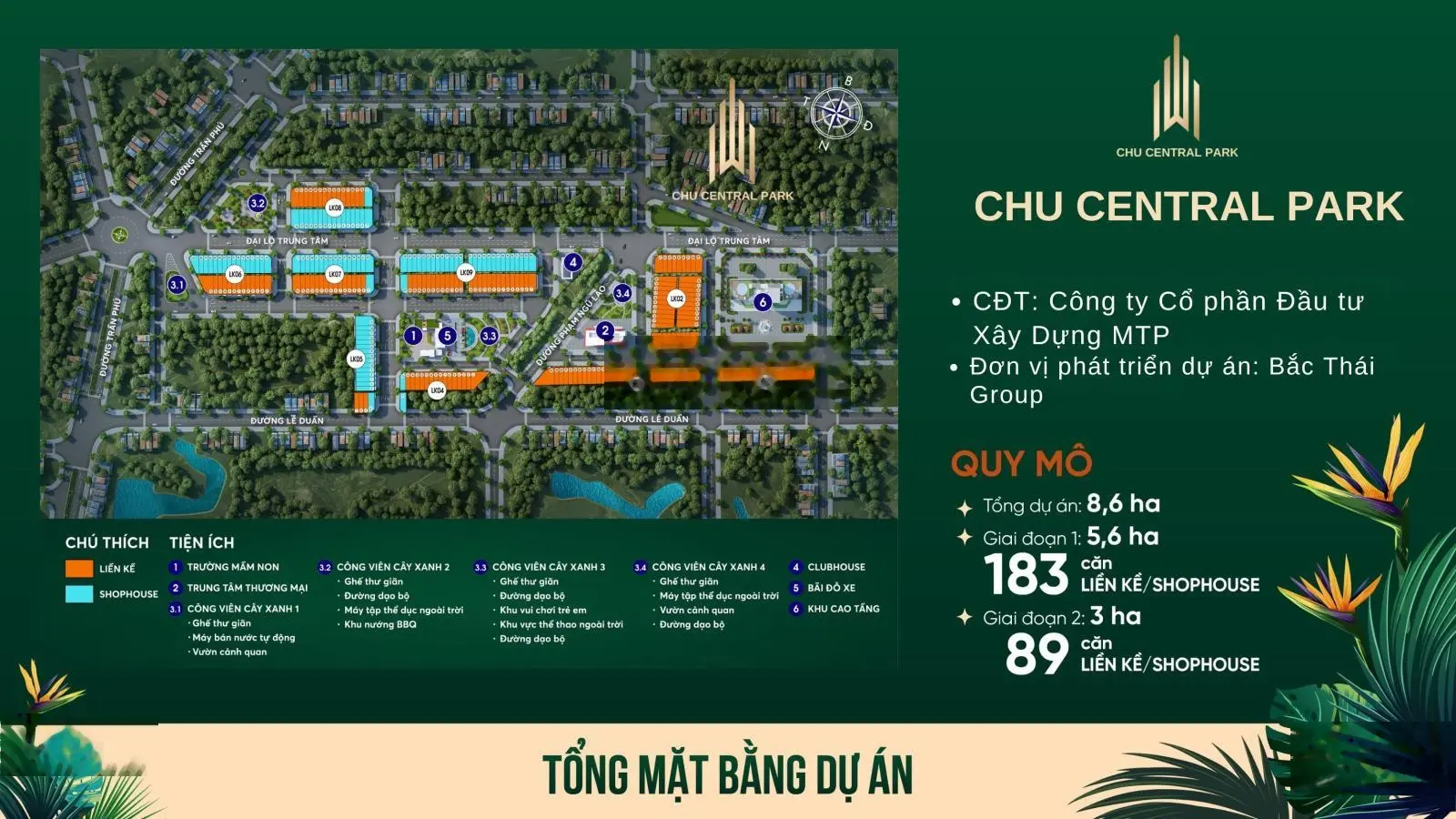 Cơ hội đầu tư đất nền dự án CHU CENTRAL PARK tại TRUNG TÂM THỊ XÃ CHŨ, LỤC NGẠN, BẮC GIANG