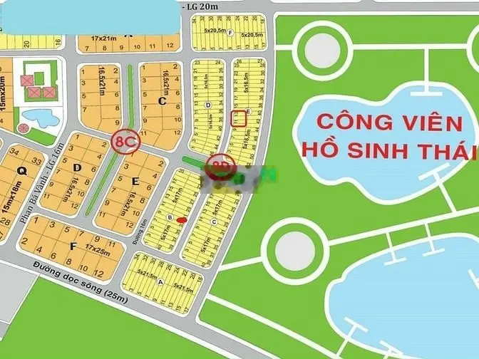 CC Bán nền B14. Khu dự án Phú Nhuận 4. Thạnh Mỹ Lợi. Q2. cn 90m2.