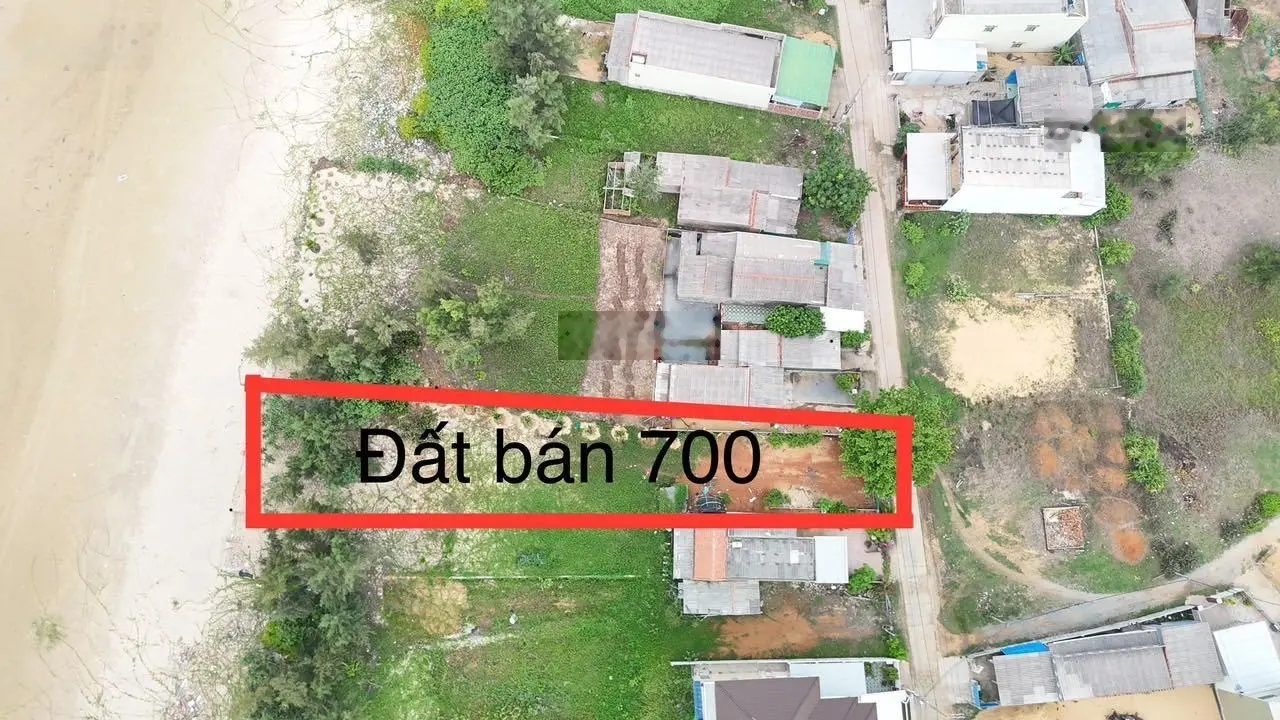 Bán 700m2 mặt biển Châu Tân ngang gân 10m dài ra đến bãi tắm sổ thổ cư giá rẻ nhất chỉ 1x/mv