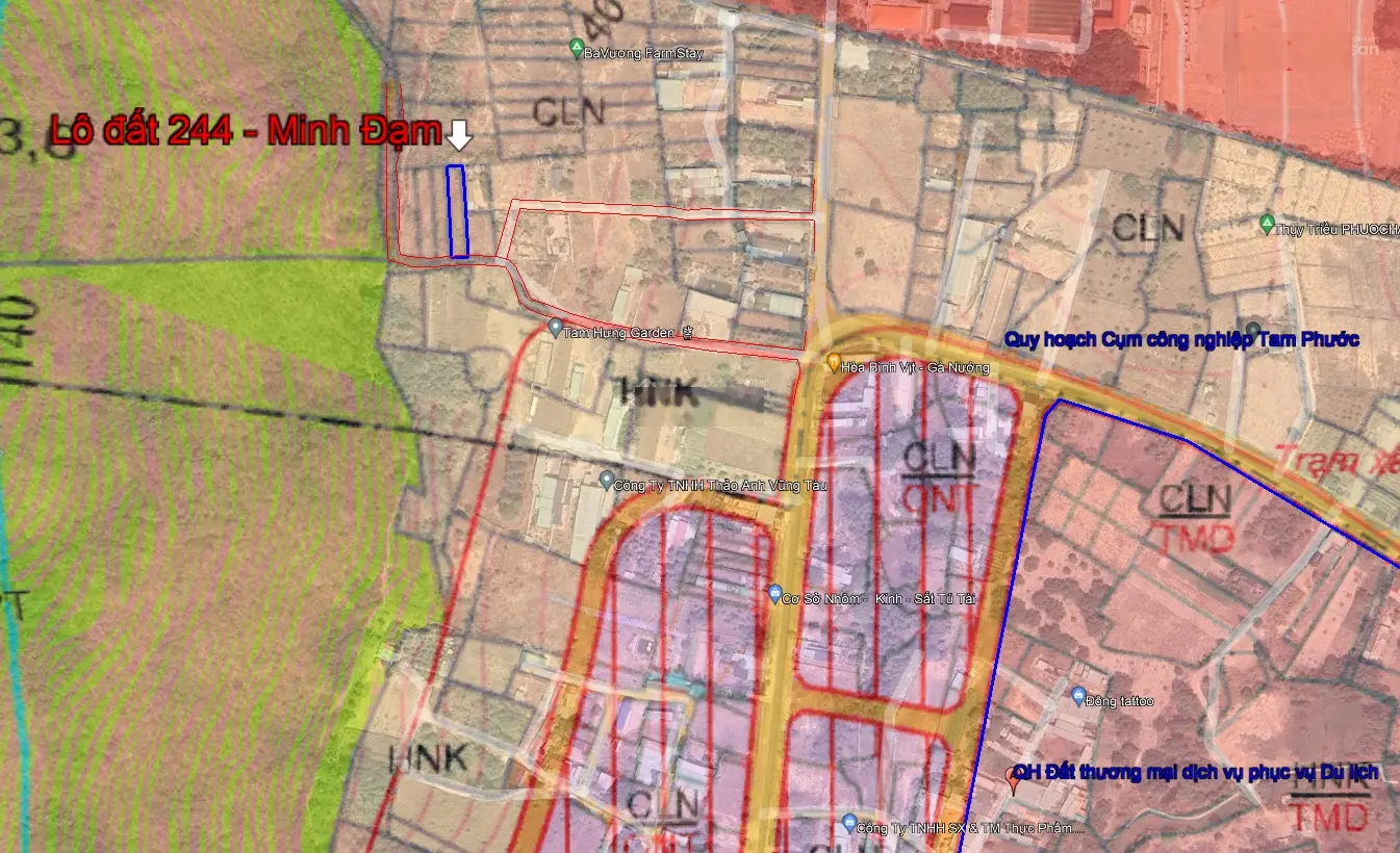 Đất Long Điền - Vũng Tàu. Đất đầu tư lâu dài, 9mx59m, DT: 507,6m2 - Giá 1.3 tỷ